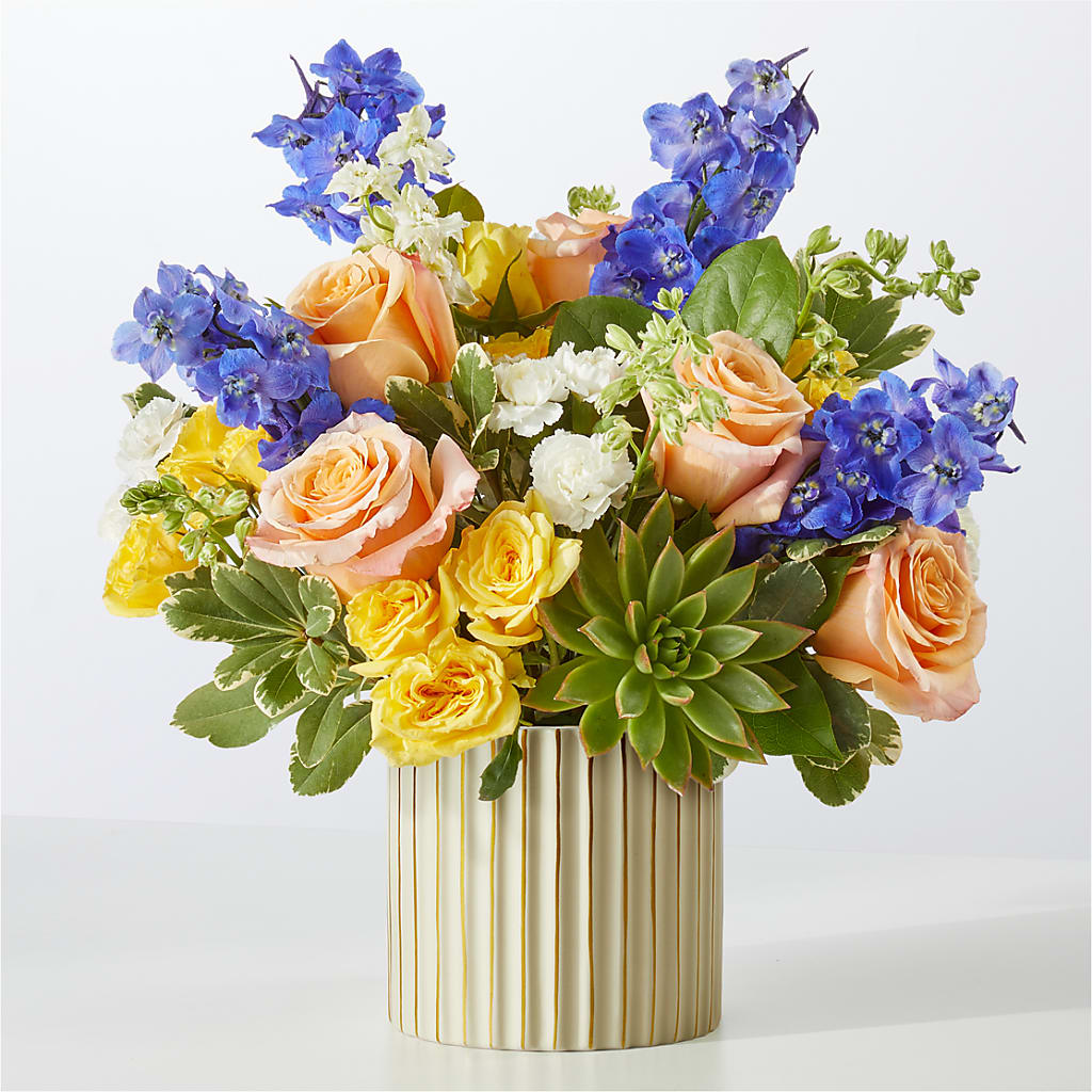 Cobalt Reverie Bouquet – Althoff Floral, Cannon Falls MN