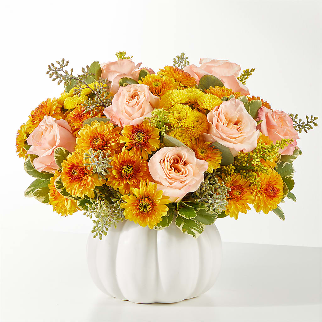 Peachy Pumpkin – Althoff Floral, Cannon Falls MN