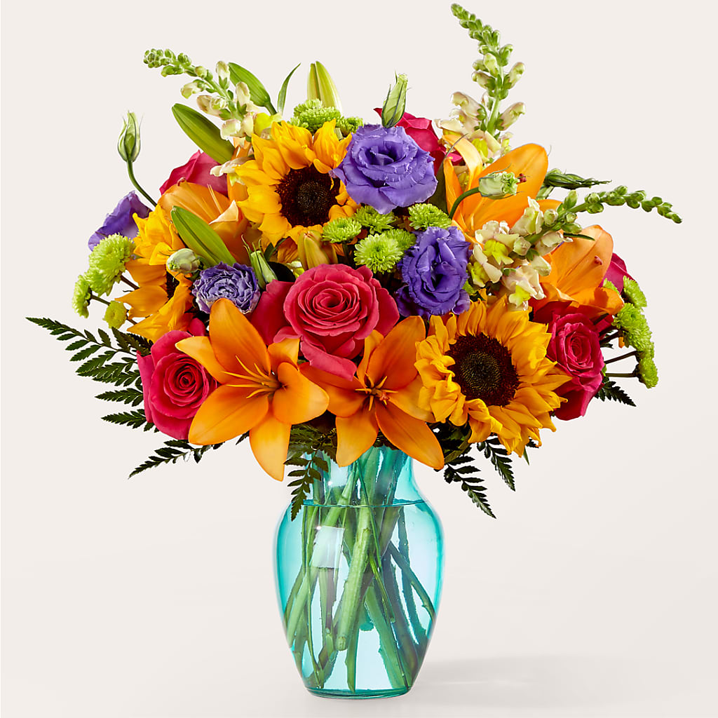 Double Rainbow Bouquet – Althoff Floral, Cannon Falls MN