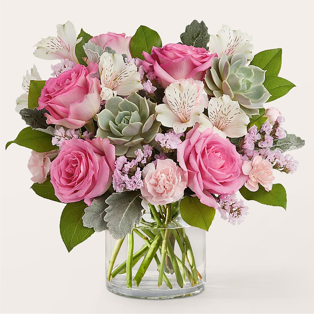 Dusty Rose Bouquet – Althoff Floral, Cannon Falls MN