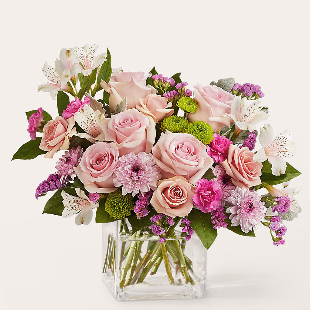 Pink Suede Bouquet – Althoff Floral, Cannon Falls MN