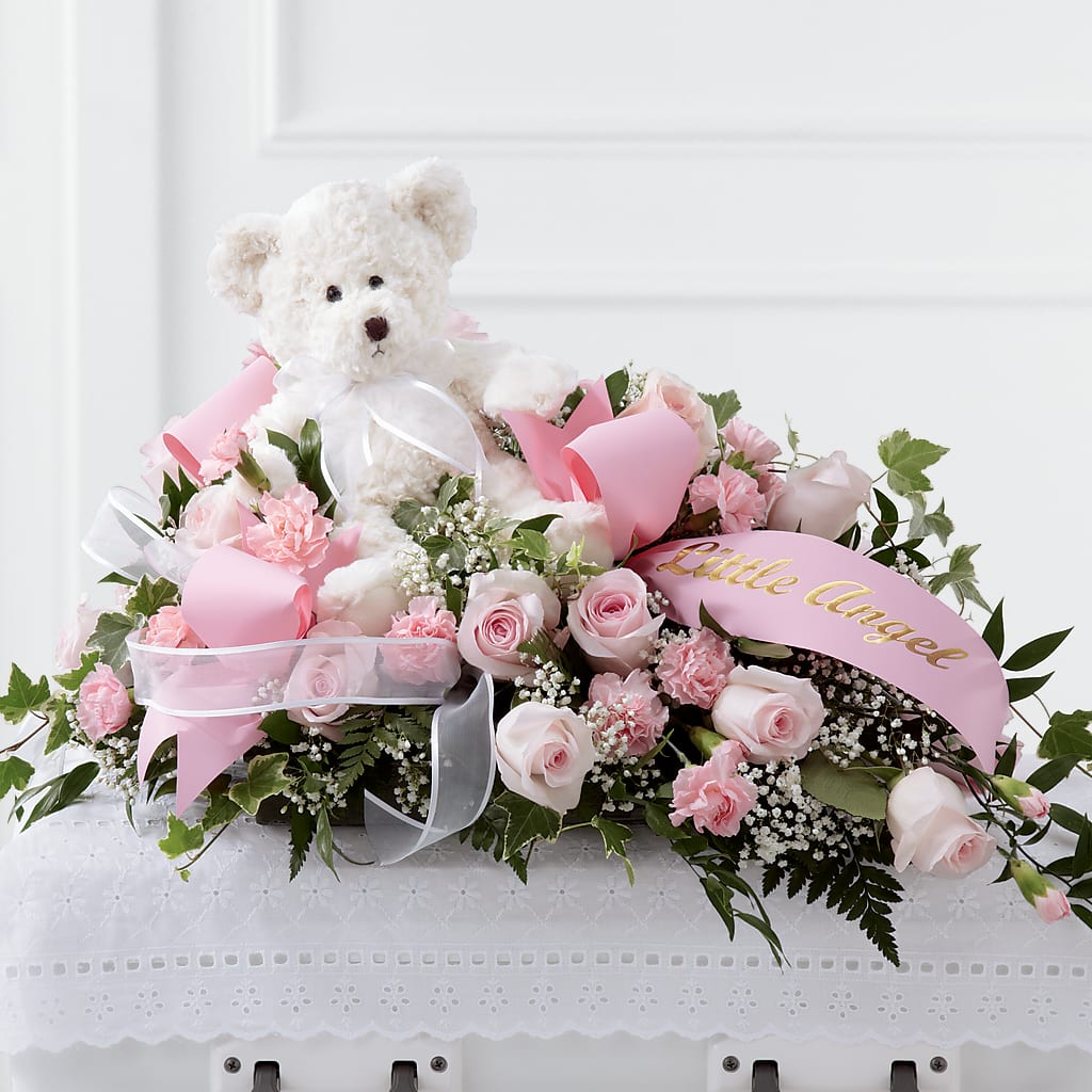 Touch of Sympathy Casket Spray – Althoff Floral, Cannon Falls MN