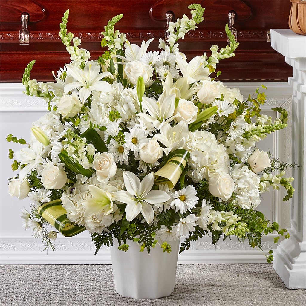 Thoughts of Tranquility Floor Basket – Althoff Floral, Cannon Falls MN