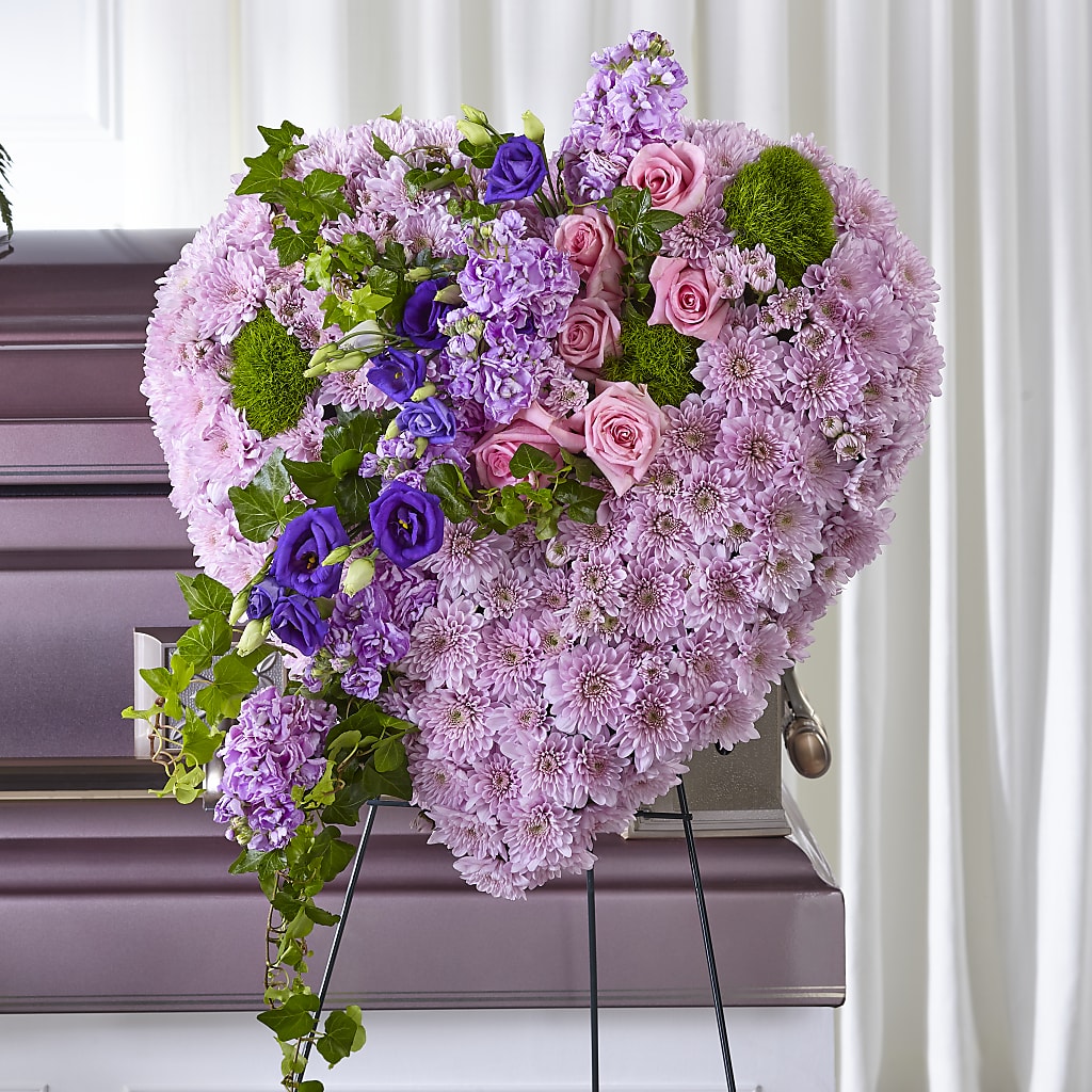 Treasured Love Standing Heart – Althoff Floral, Cannon Falls MN