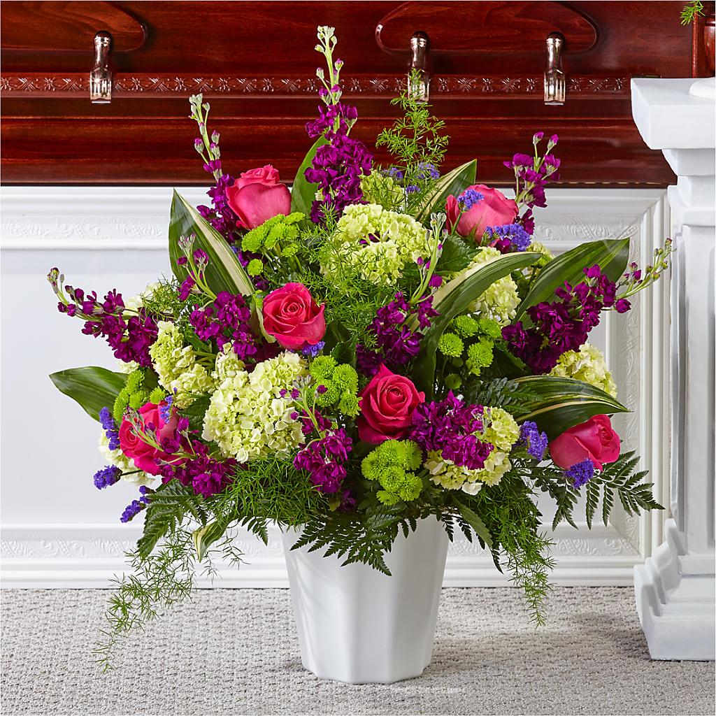 Beautiful Horizons Floor Basket – Althoff Floral, Cannon Falls MN