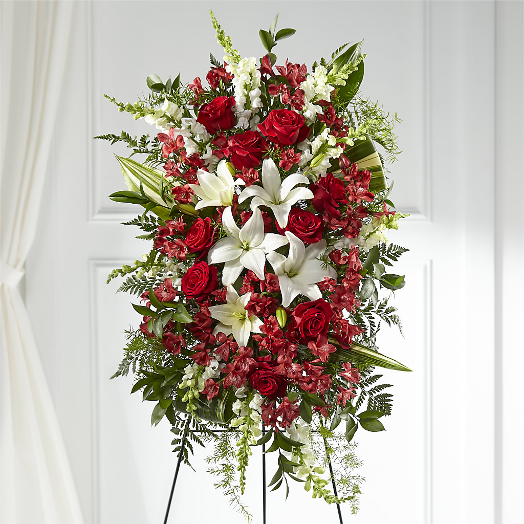 Everlasting Memory Standing Spray – Althoff Floral, Cannon Falls MN