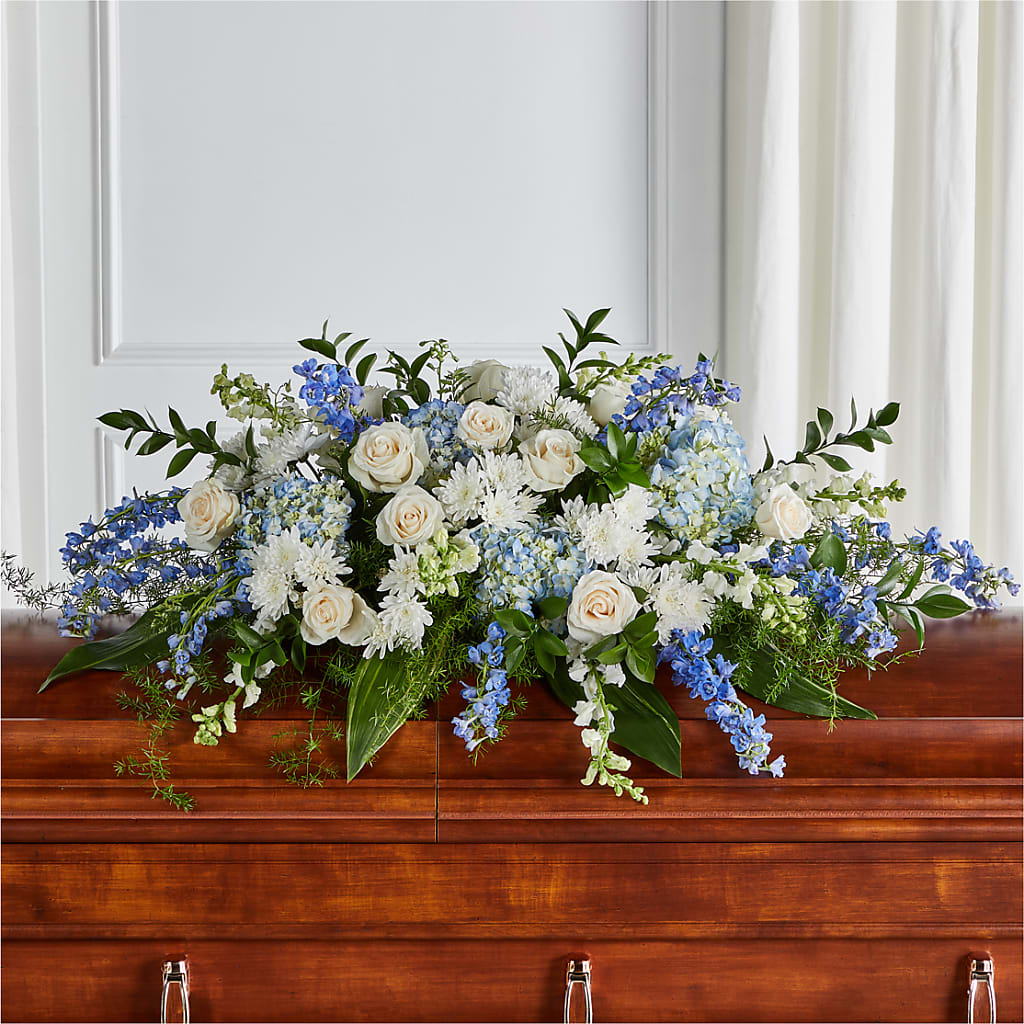 Timeless Essence Casket Spray – Althoff Floral, Cannon Falls MN