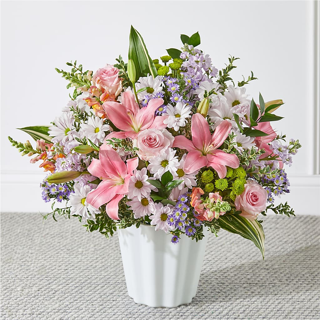 Abundant Compassion Floor Basket – Althoff Floral, Cannon Falls MN