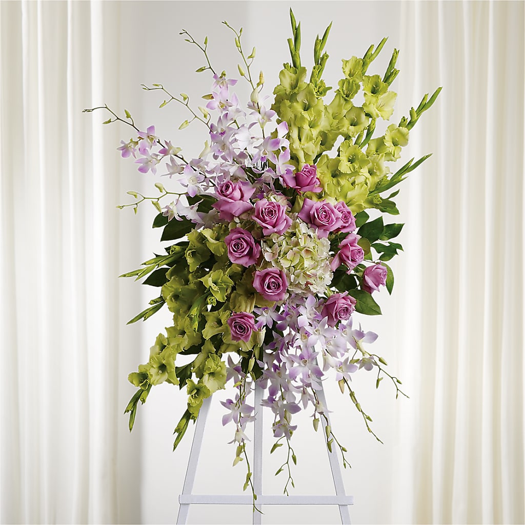 Lasting Legacy Standing Spray – Althoff Floral, Cannon Falls MN