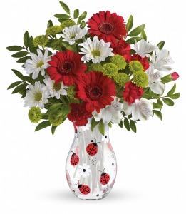 Lovely Ladybug Bouquet – Althoff Floral, Cannon Falls MN