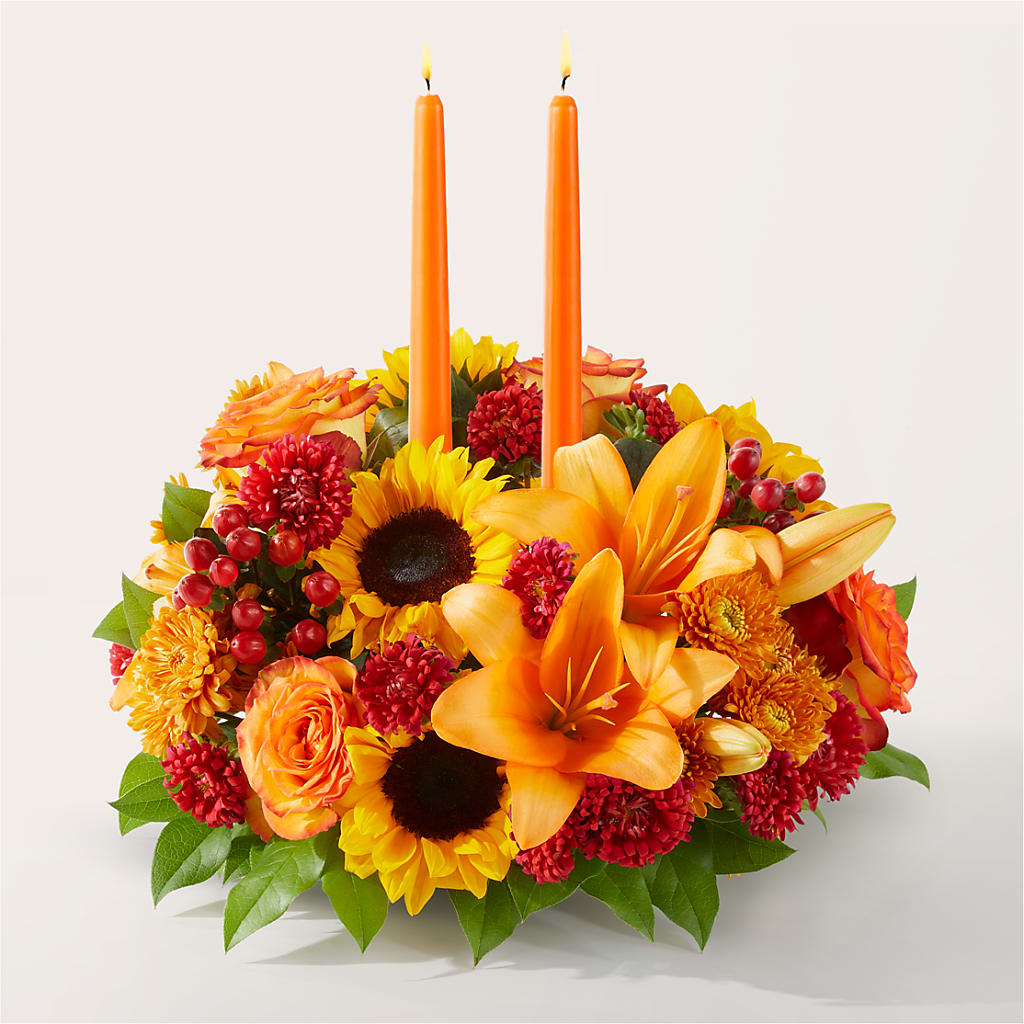 Grateful Centerpiece – Althoff Floral, Cannon Falls MN
