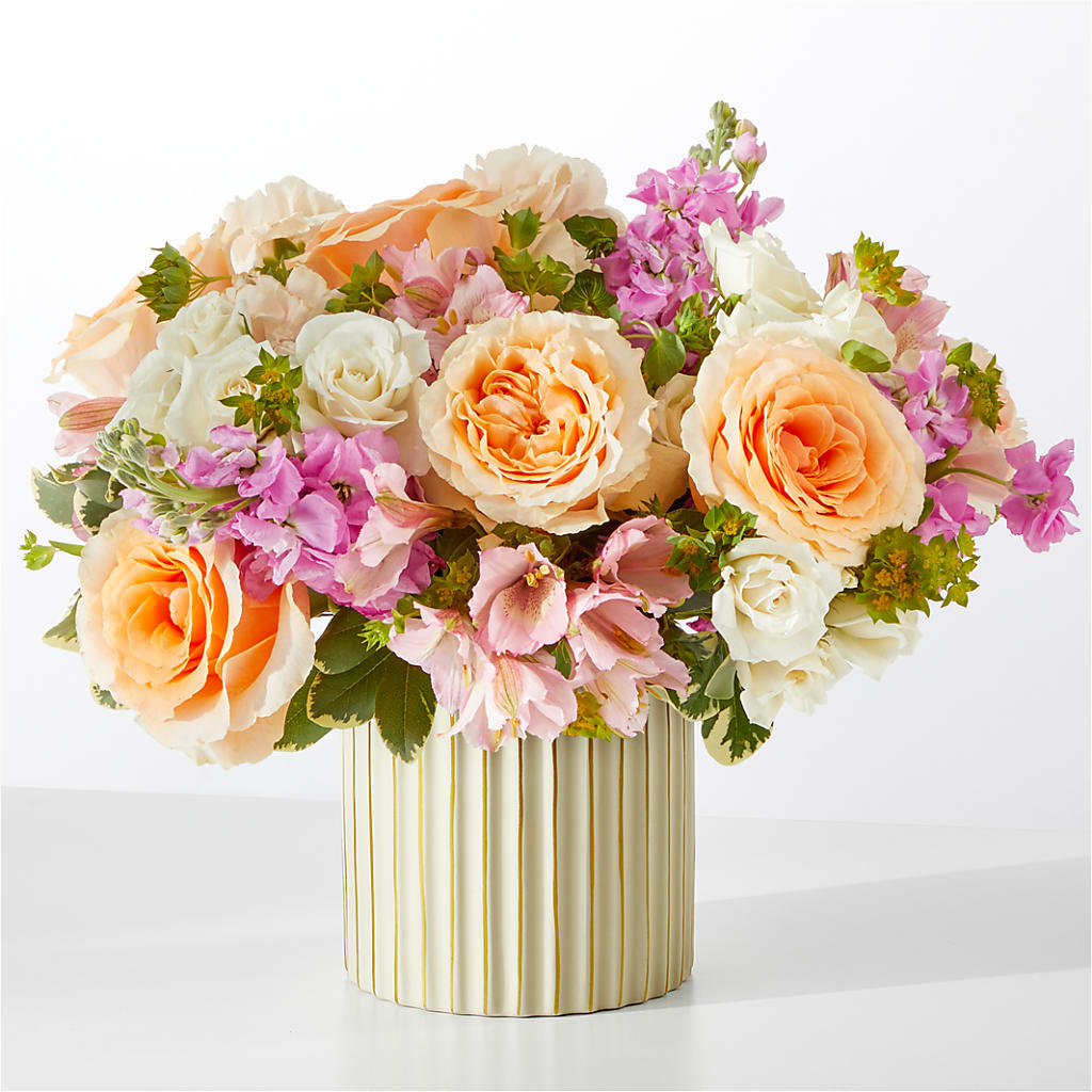 Paradise Bouquet with Ivory Vase – Althoff Floral, Cannon Falls MN
