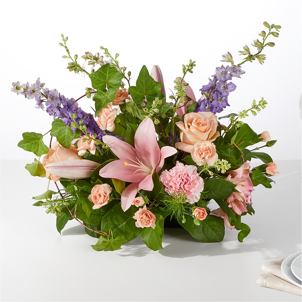 Blossom Time Centerpiece – Althoff Floral, Cannon Falls MN