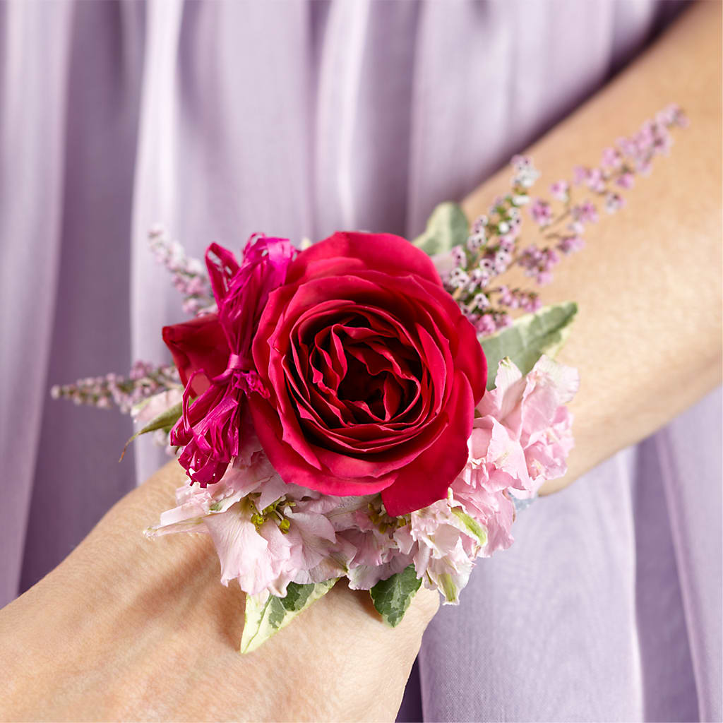 Rose Charm Corsage – Althoff Floral, Cannon Falls MN