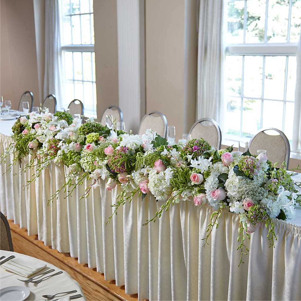 State of Joy Head Table Arrangement – Althoff Floral, Cannon Falls MN