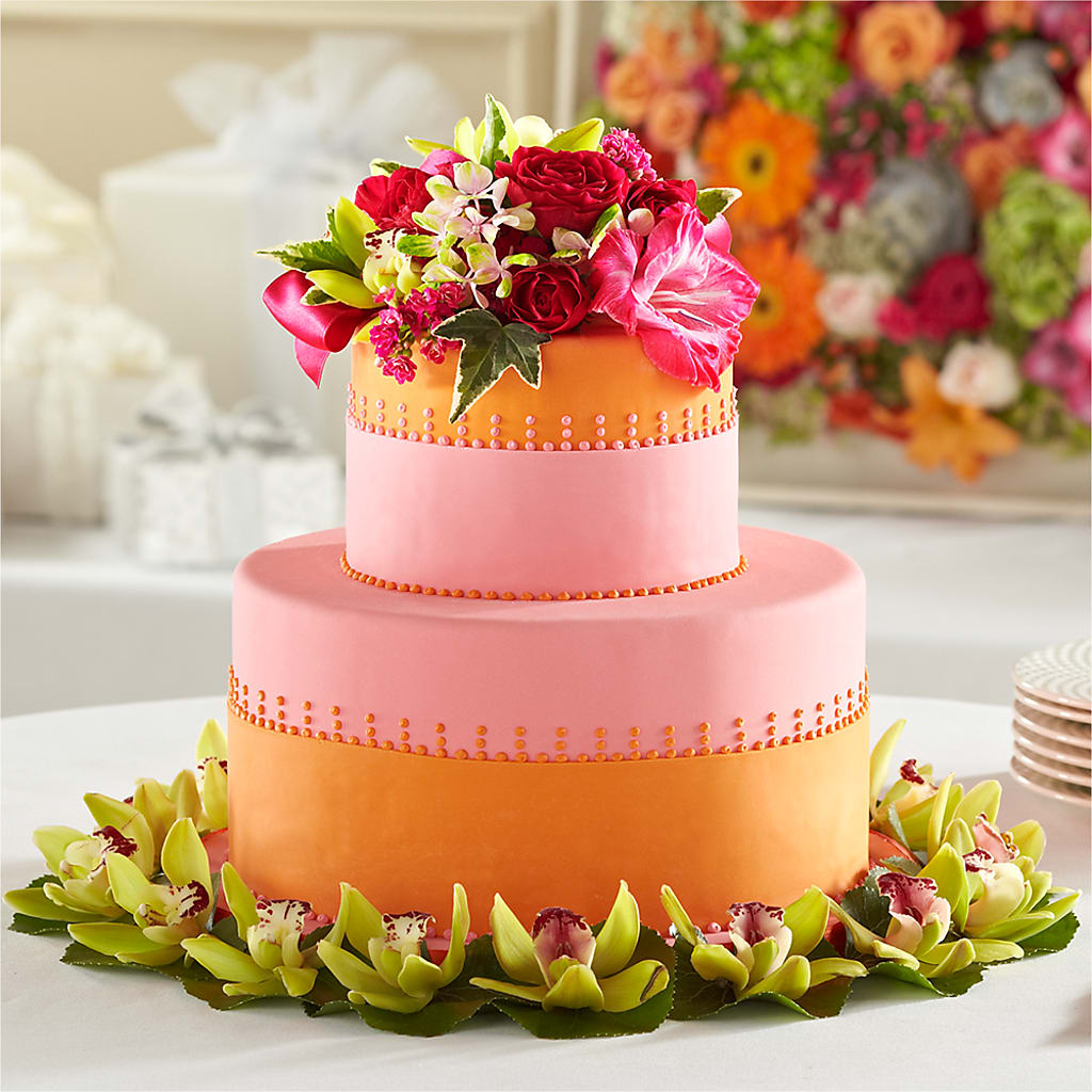 Sweet Citrus Cake Decor – Althoff Floral, Cannon Falls MN