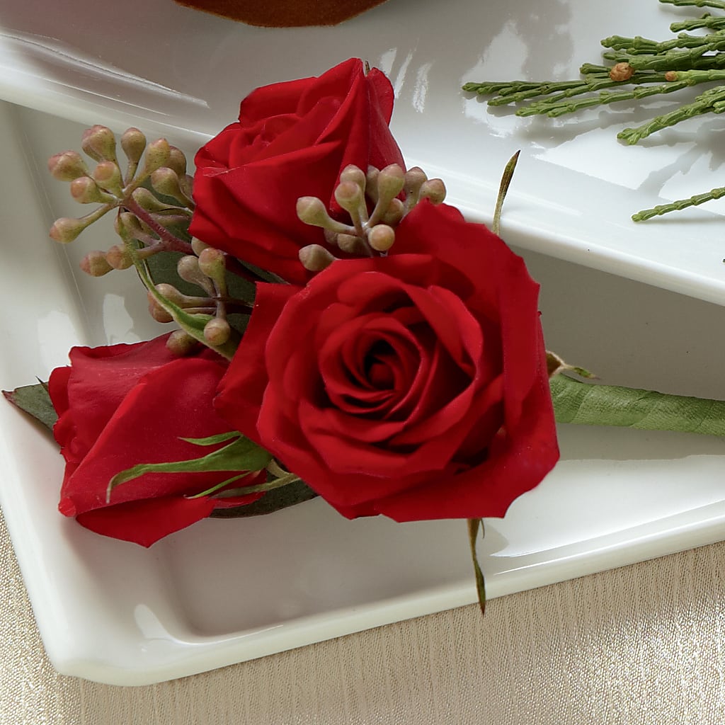 Red Spray Rose Boutonniere – Althoff Floral, Cannon Falls MN