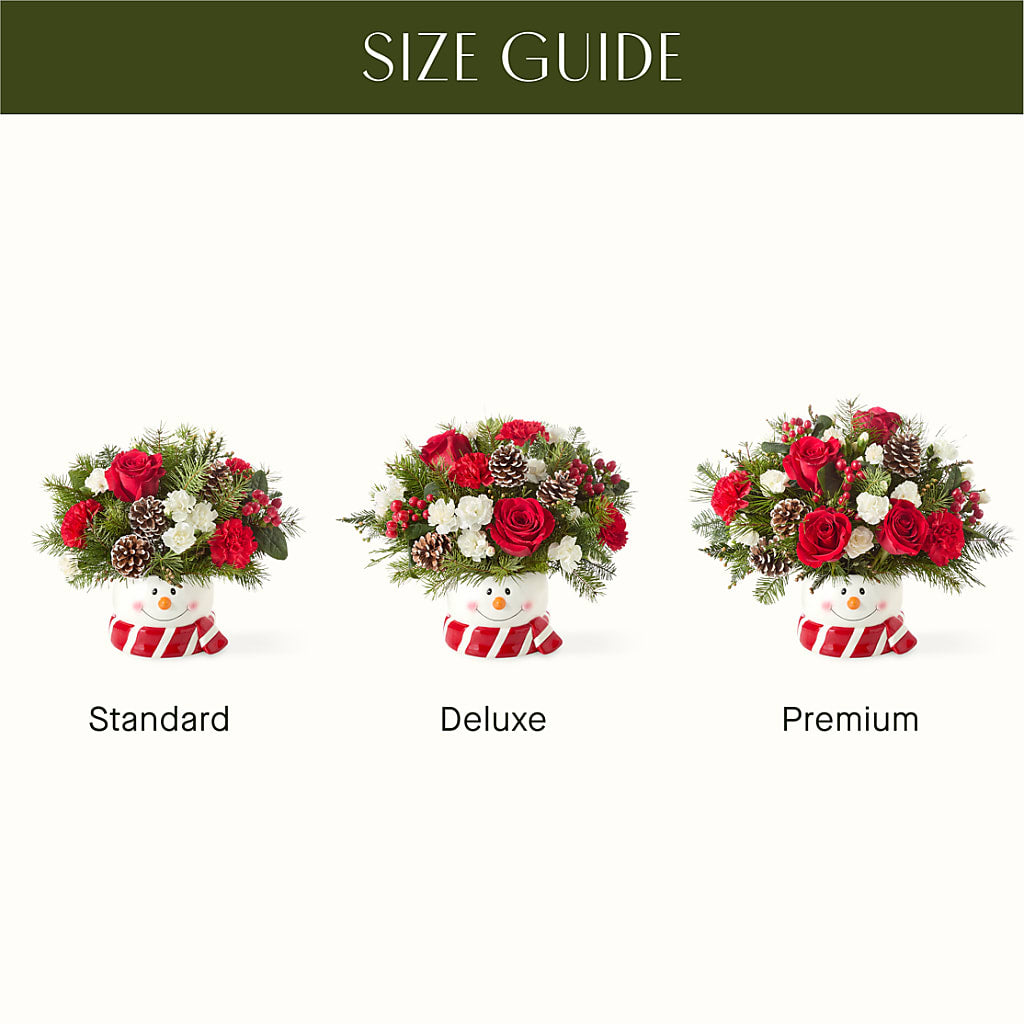 Jolly Snowman Bouquet –  Althoff Floral, Cannon Falls MN