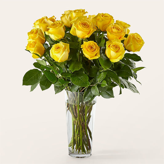 Long Stem Yellow Rose Bouquet –  Althoff Floral, Cannon Falls MN