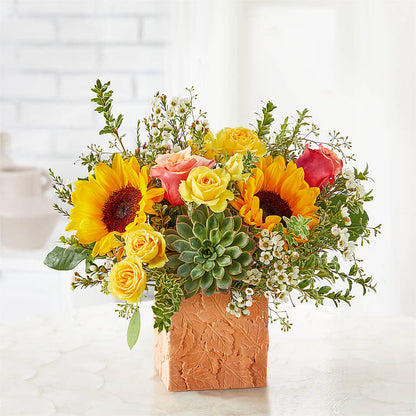 Sunflower Season Bouquet –  Althoff Floral, Cannon Falls MN