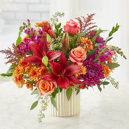 Burgundy Landscape Bouquet –  Althoff Floral, Cannon Falls MN