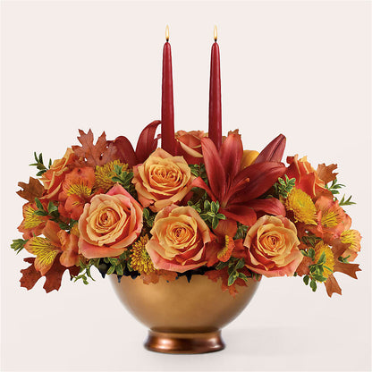 Harvest Table Centerpiece –  Althoff Floral, Cannon Falls MN