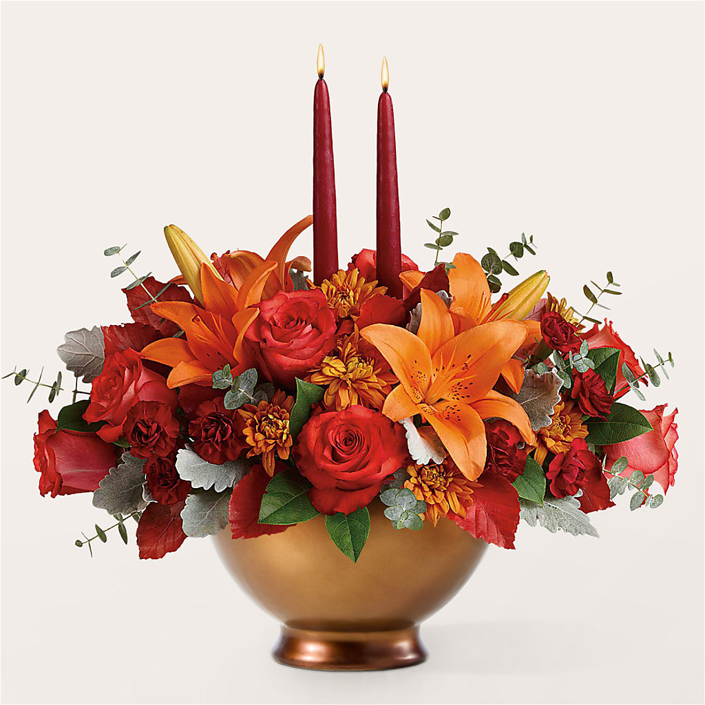 Fruits of Fall Centerpiece –  Althoff Floral, Cannon Falls MN