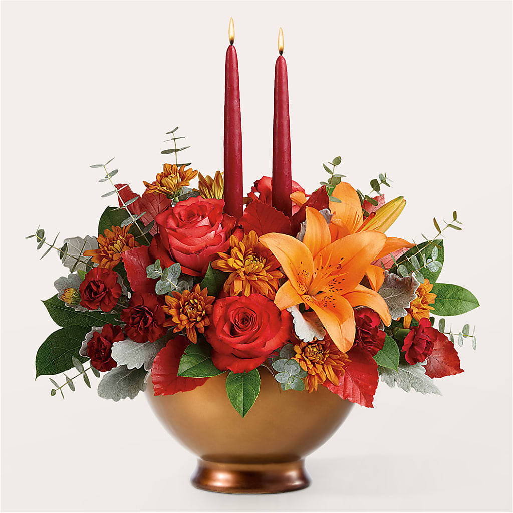 Fruits of Fall Centerpiece –  Althoff Floral, Cannon Falls MN