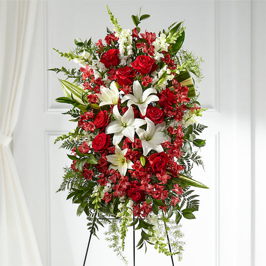 Everlasting Memory Standing Spray –  Althoff Floral, Cannon Falls MN