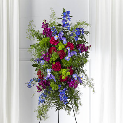 Heavenly Skies Standing Spray –  Althoff Floral, Cannon Falls MN