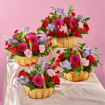 Pink Picnic Basket –  Althoff Floral, Cannon Falls MN