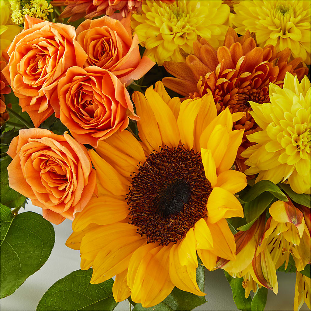 Autumn Harmony Centerpiece –  Althoff Floral, Cannon Falls MN