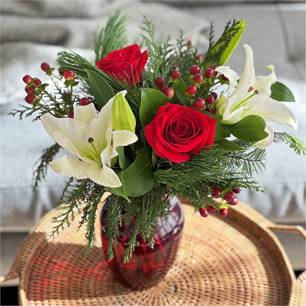 Evergreen Delight Bouquet –  Althoff Floral, Cannon Falls MN