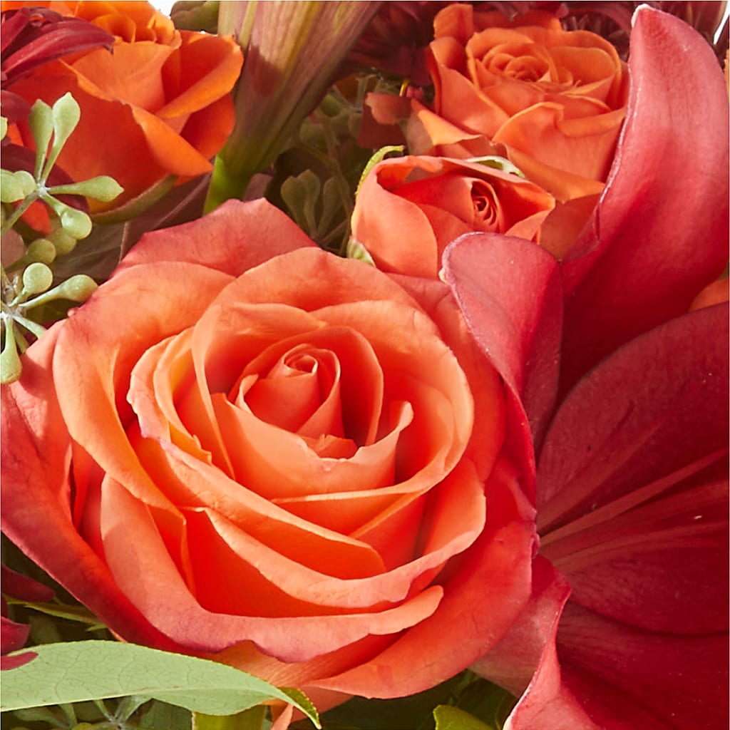 Crimson Leaves Bouquet –  Althoff Floral, Cannon Falls MN