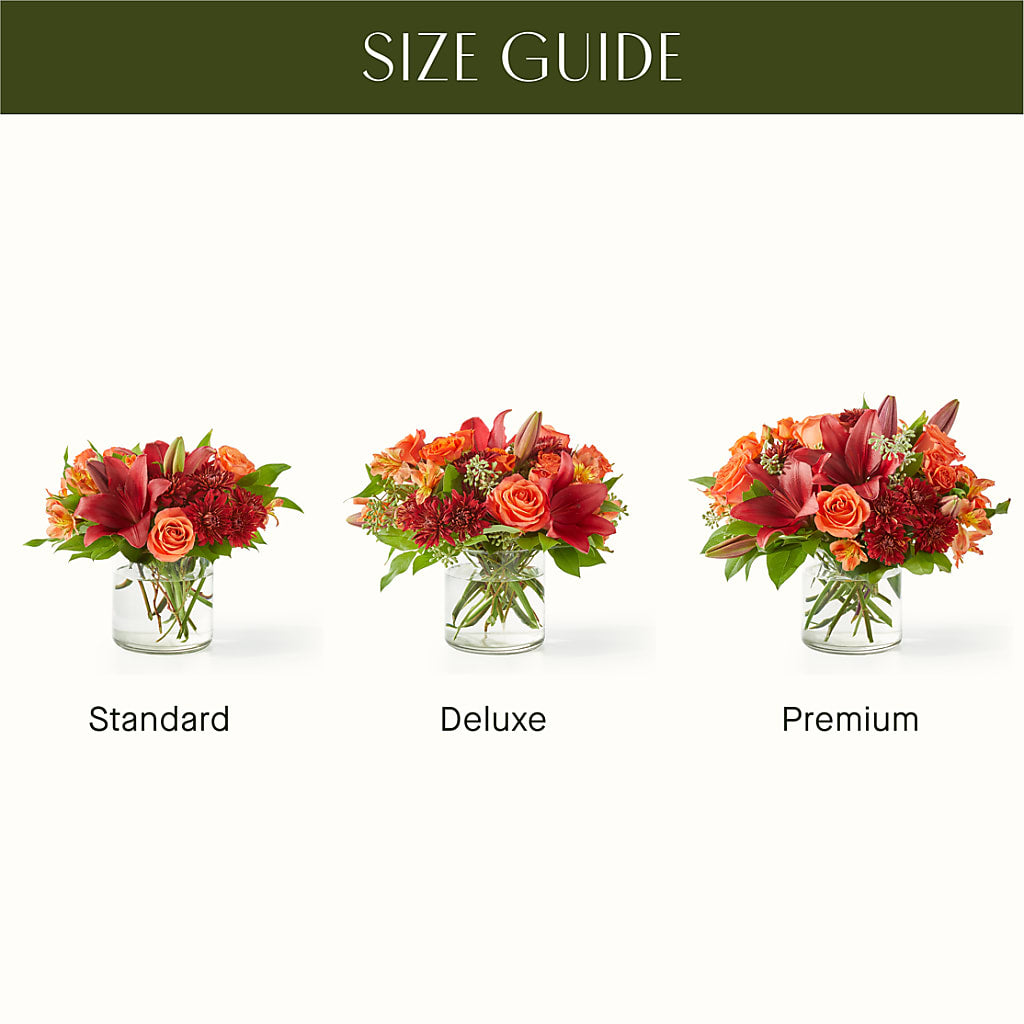 Crimson Leaves Bouquet –  Althoff Floral, Cannon Falls MN