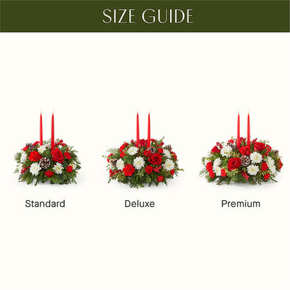Holiday Soiree Centerpiece –  Althoff Floral, Cannon Falls MN