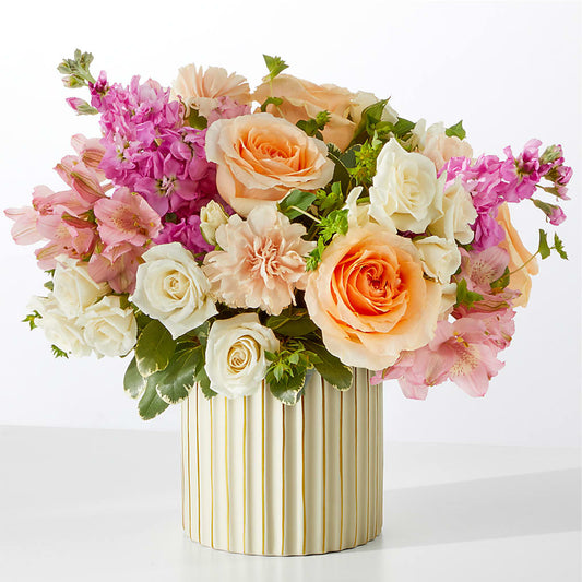 Paradise Bouquet with Ivory Vase –  Althoff Floral, Cannon Falls MN