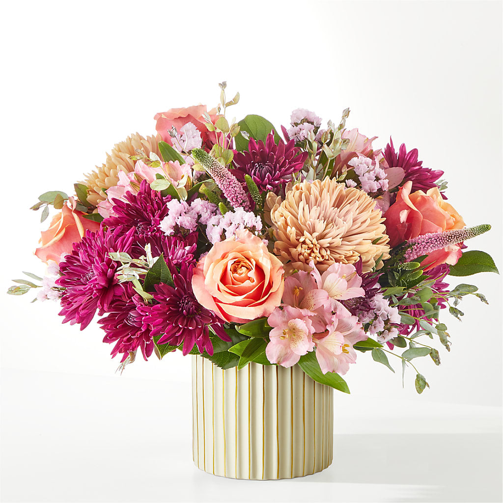 Berry Cobbler Bouquet with Ivory Vase –  Althoff Floral, Cannon Falls MN