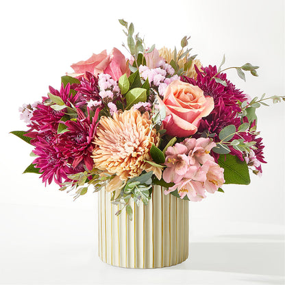 Berry Cobbler Bouquet with Ivory Vase –  Althoff Floral, Cannon Falls MN