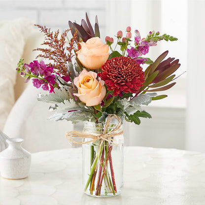 Moody Hues Bouquet –  Althoff Floral, Cannon Falls MN