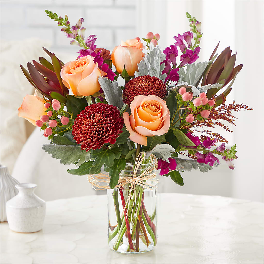 Moody Hues Bouquet –  Althoff Floral, Cannon Falls MN
