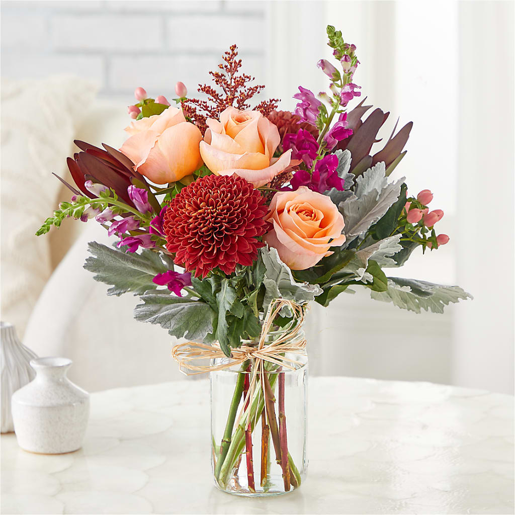 Moody Hues Bouquet –  Althoff Floral, Cannon Falls MN