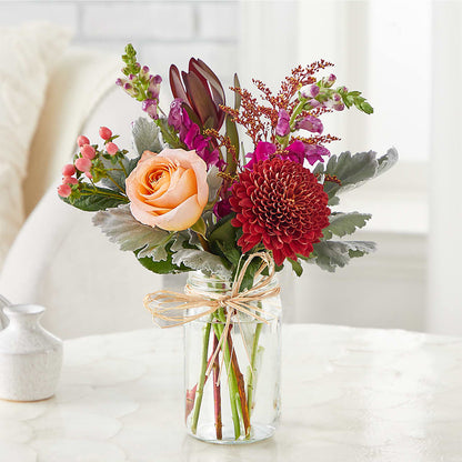 Moody Hues Bouquet –  Althoff Floral, Cannon Falls MN