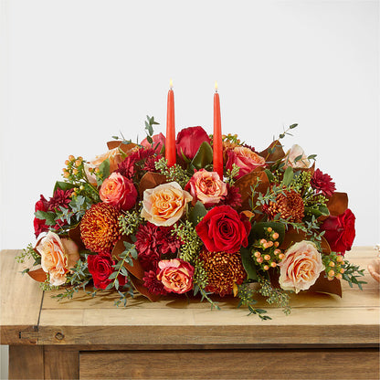 Gather Near Centerpiece –  Althoff Floral, Cannon Falls MN