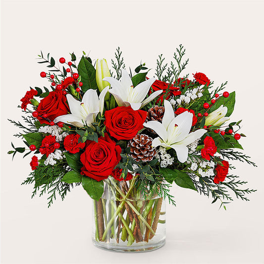 Best in Snow Bouquet –  Althoff Floral, Cannon Falls MN