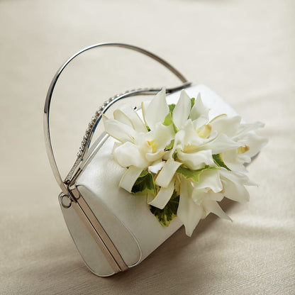 White Purse Decor –  Althoff Floral, Cannon Falls MN